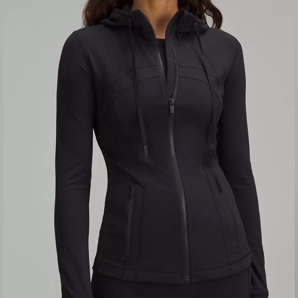 NWT Lululemon Define Hooded Jacket Nulu, Black Size 6